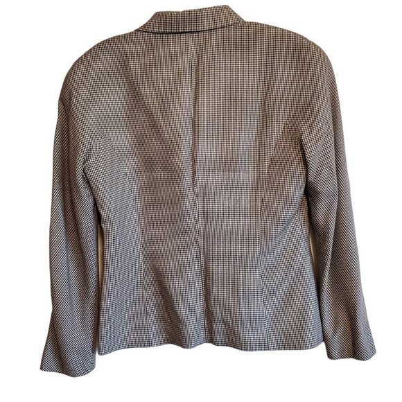 Talbots Gingham Jacket with Shoulder Pads - Picture 2 of 16